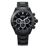 Hugo Boss Men’s Chronograph Quartz Stainless Steel Black Dial 44mm Watch 1512961